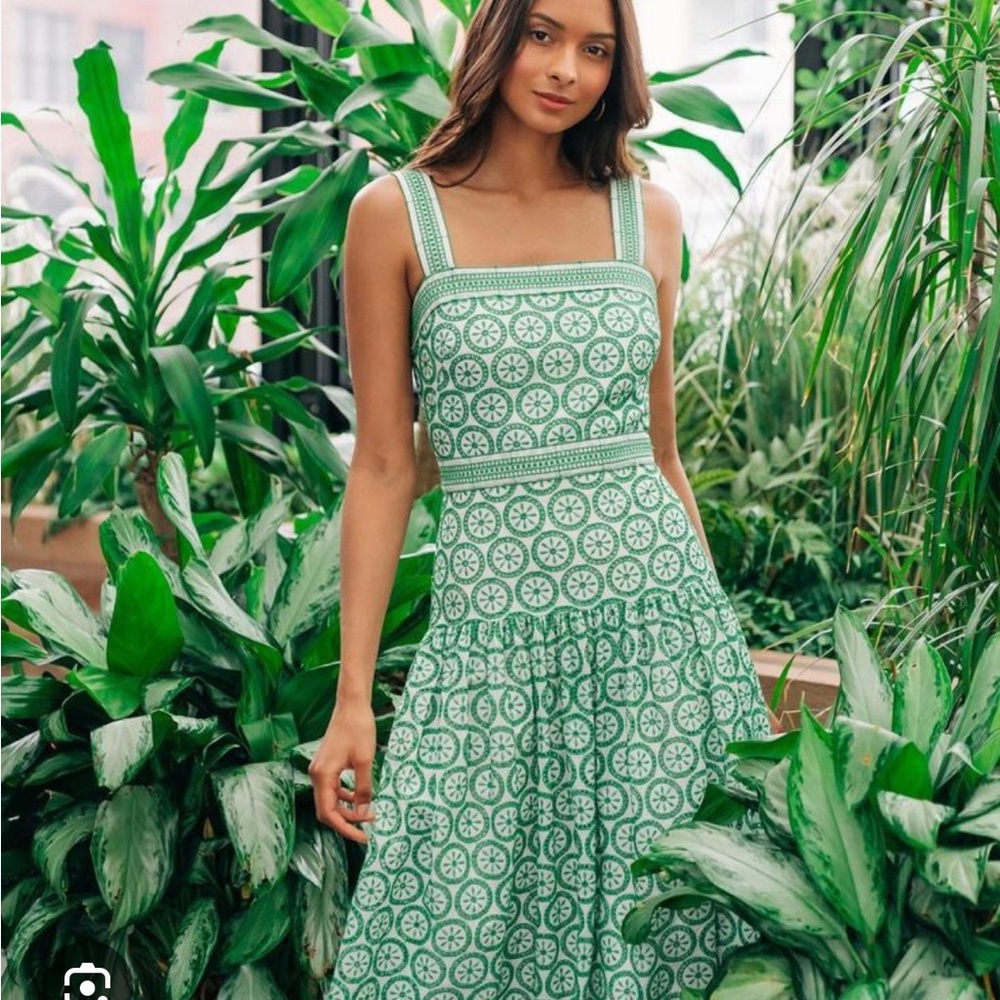 Shoshanna Mirabella Dress Green
